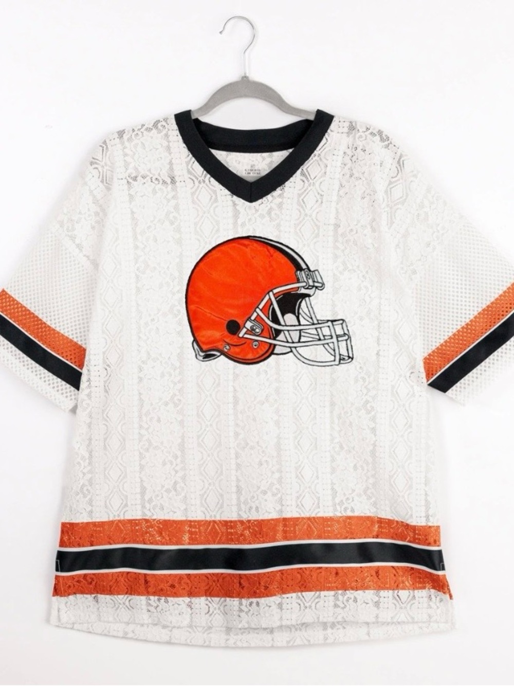 GAMEDAY COUTURE Cleveland Browns Lace Jersey
